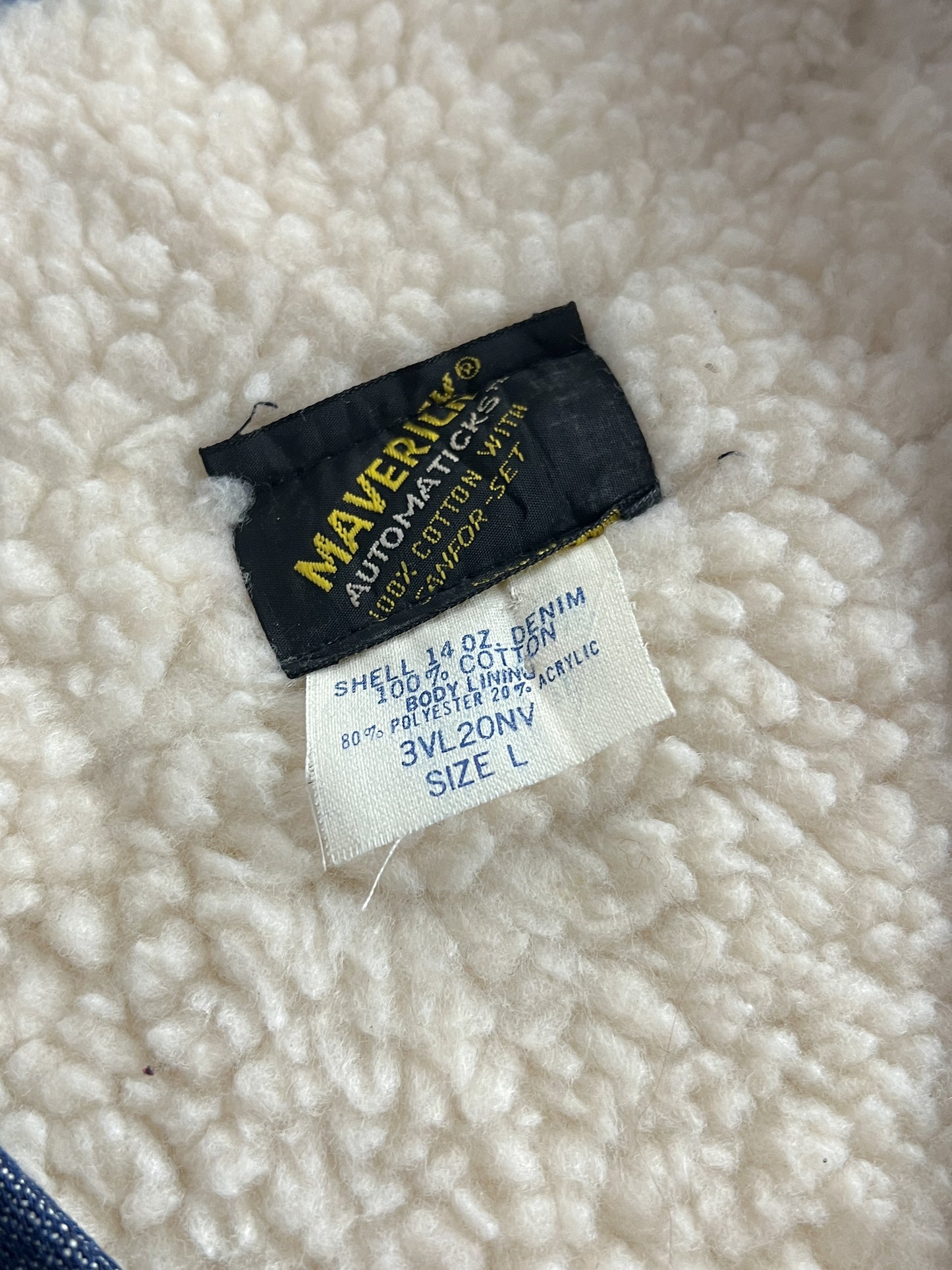 Maverick Denim Sherpa Vest [L]