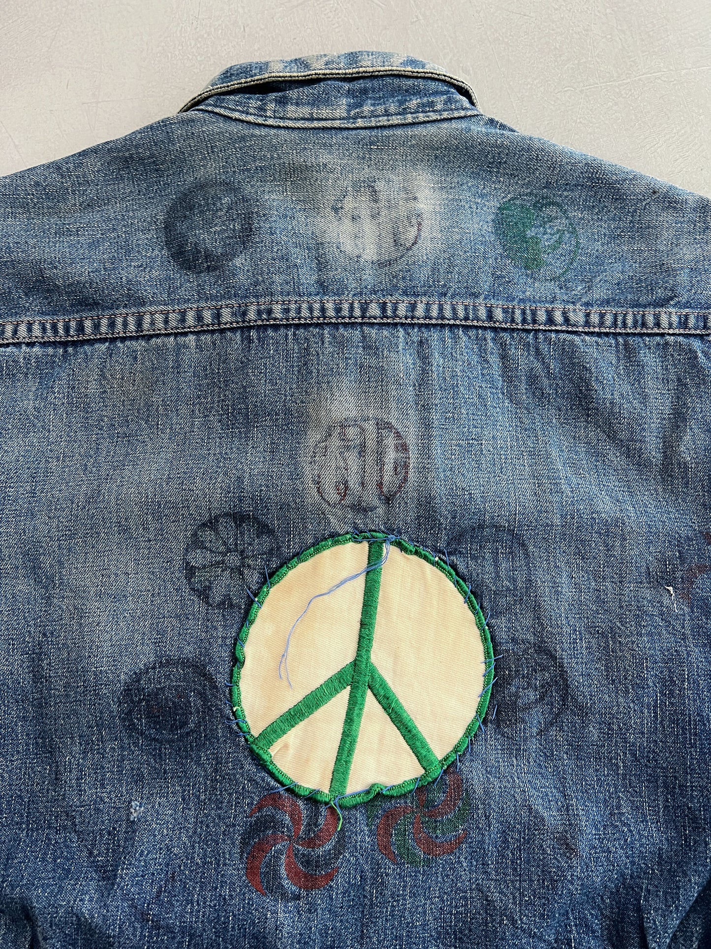 1960's Selvedge Denim Hippie Vest [XS-S]
