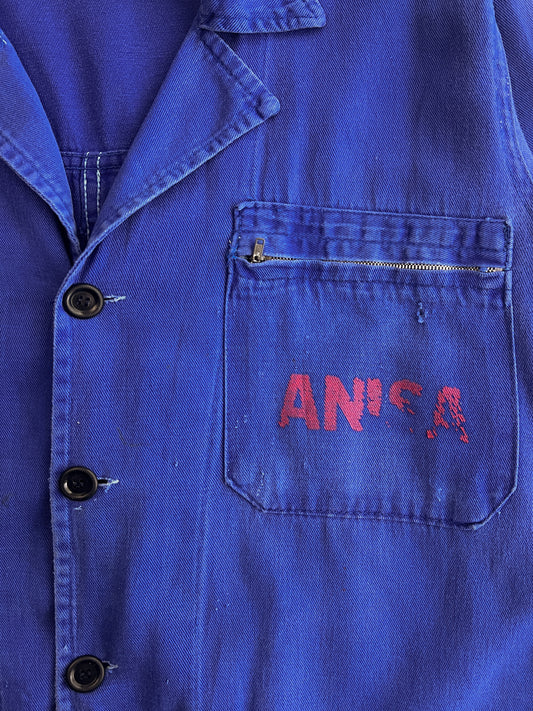 Faded french Ghost Pocket Work Jacket [S]