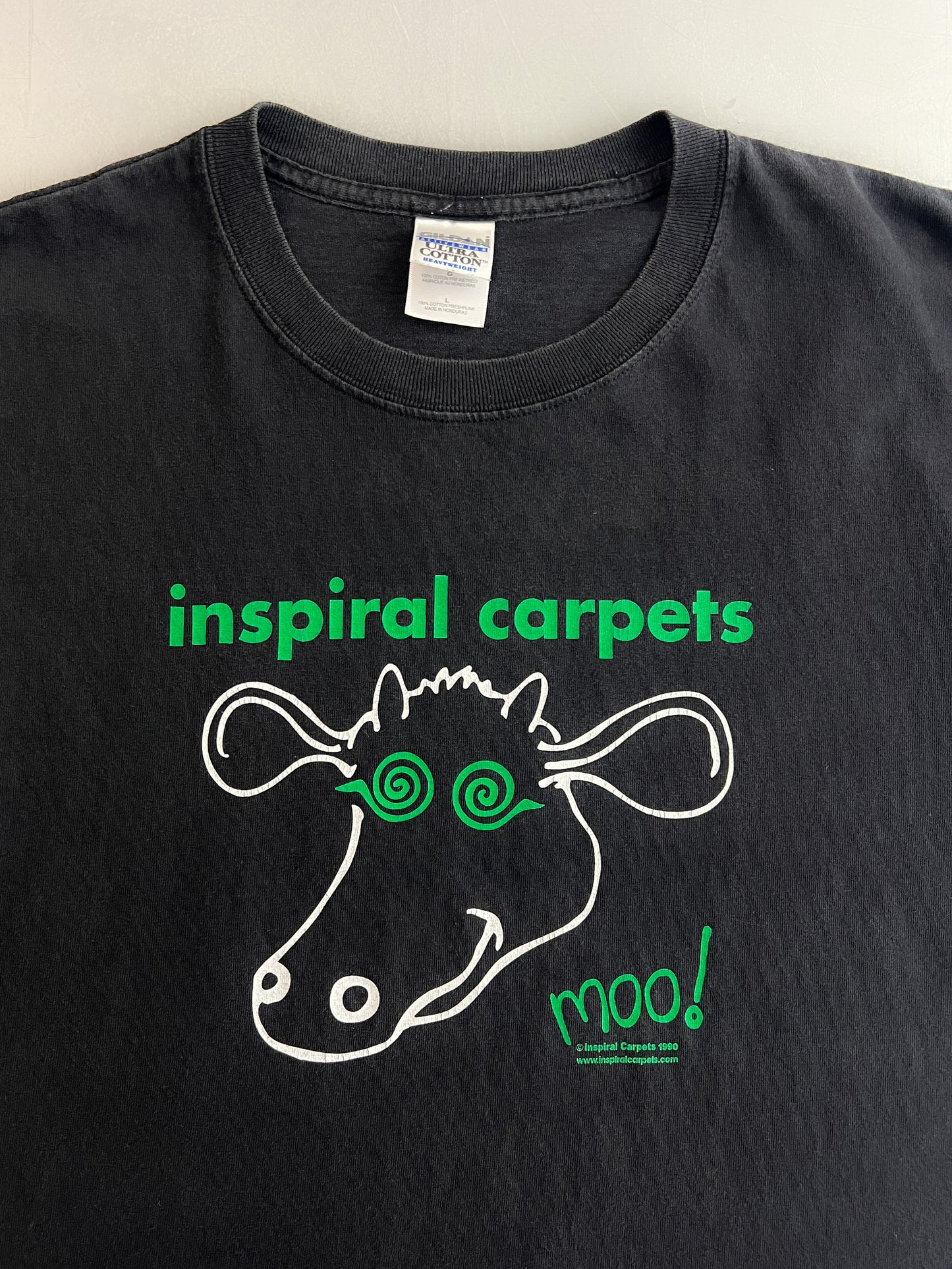 Late 90's Inspiral Carpets "Moo" Tee [L]