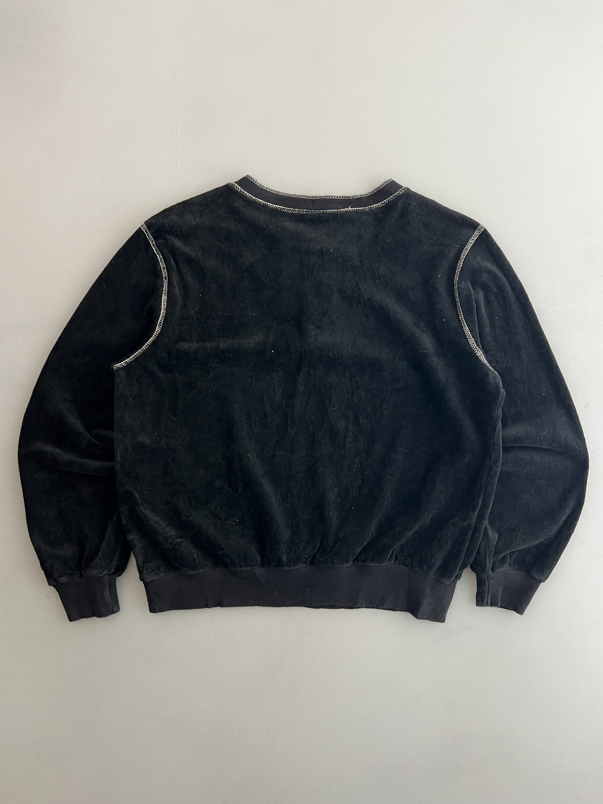 1970's Velour Henley [XS]