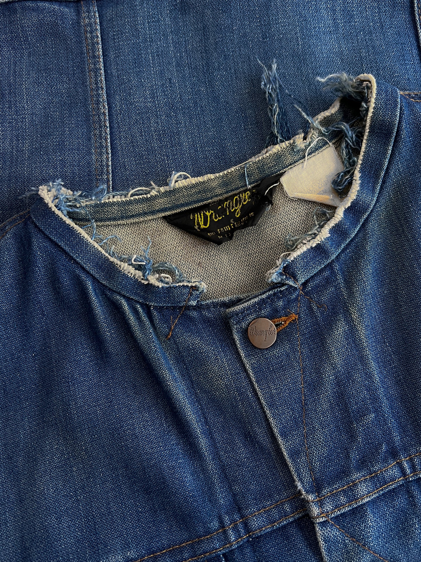 1970's Wrangler Cut Off Denim Vest [XL]