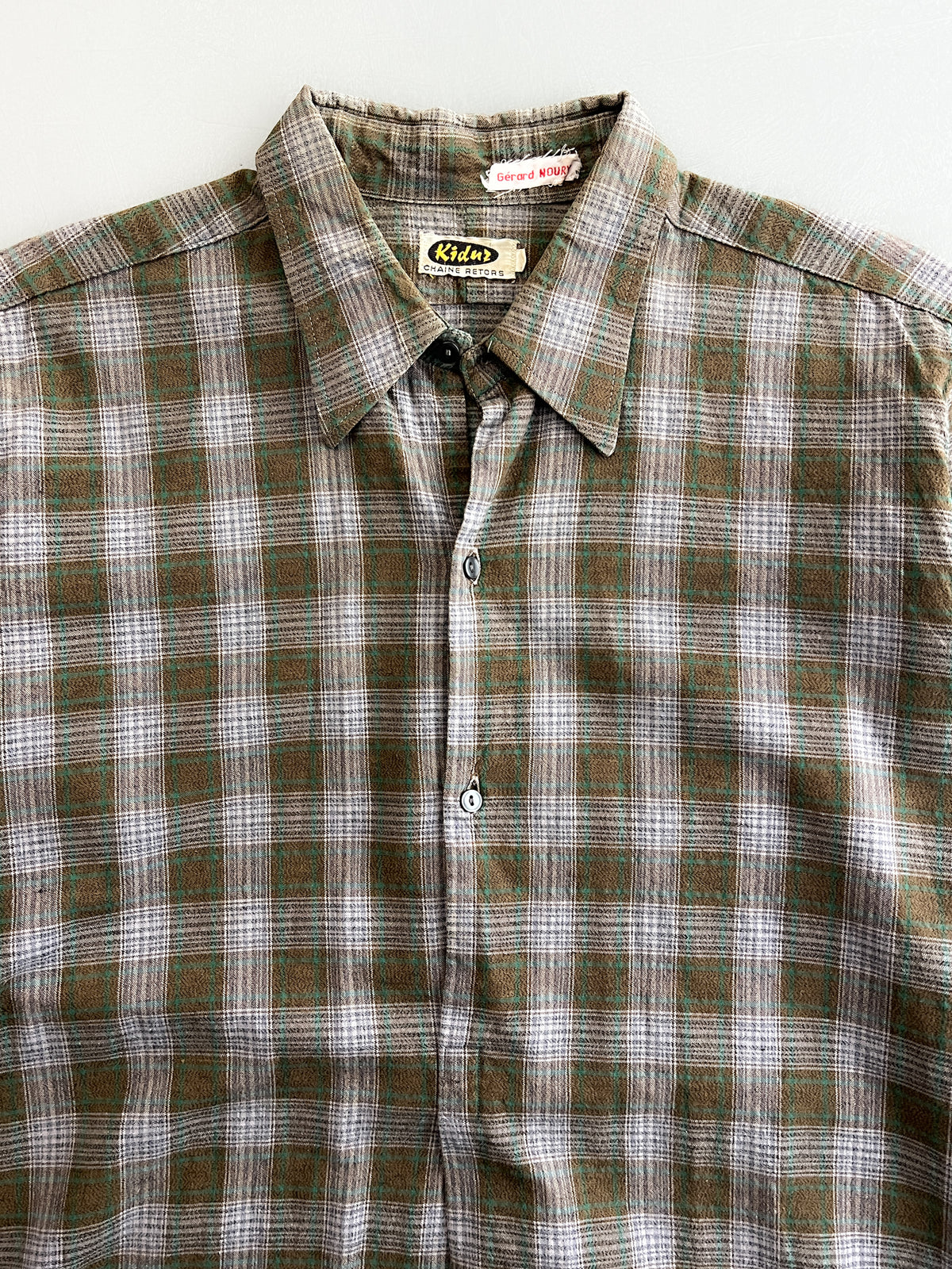 60's/70's French Grandfather Flannel [M]