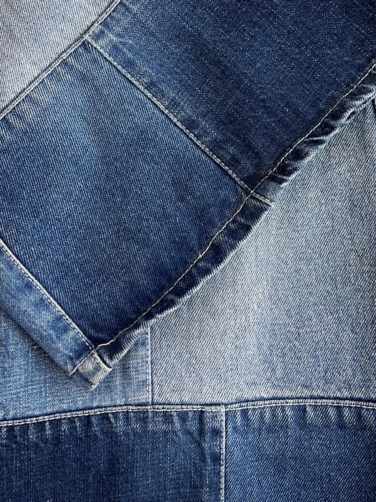 1970's Patchwork Denim Flares [26"]