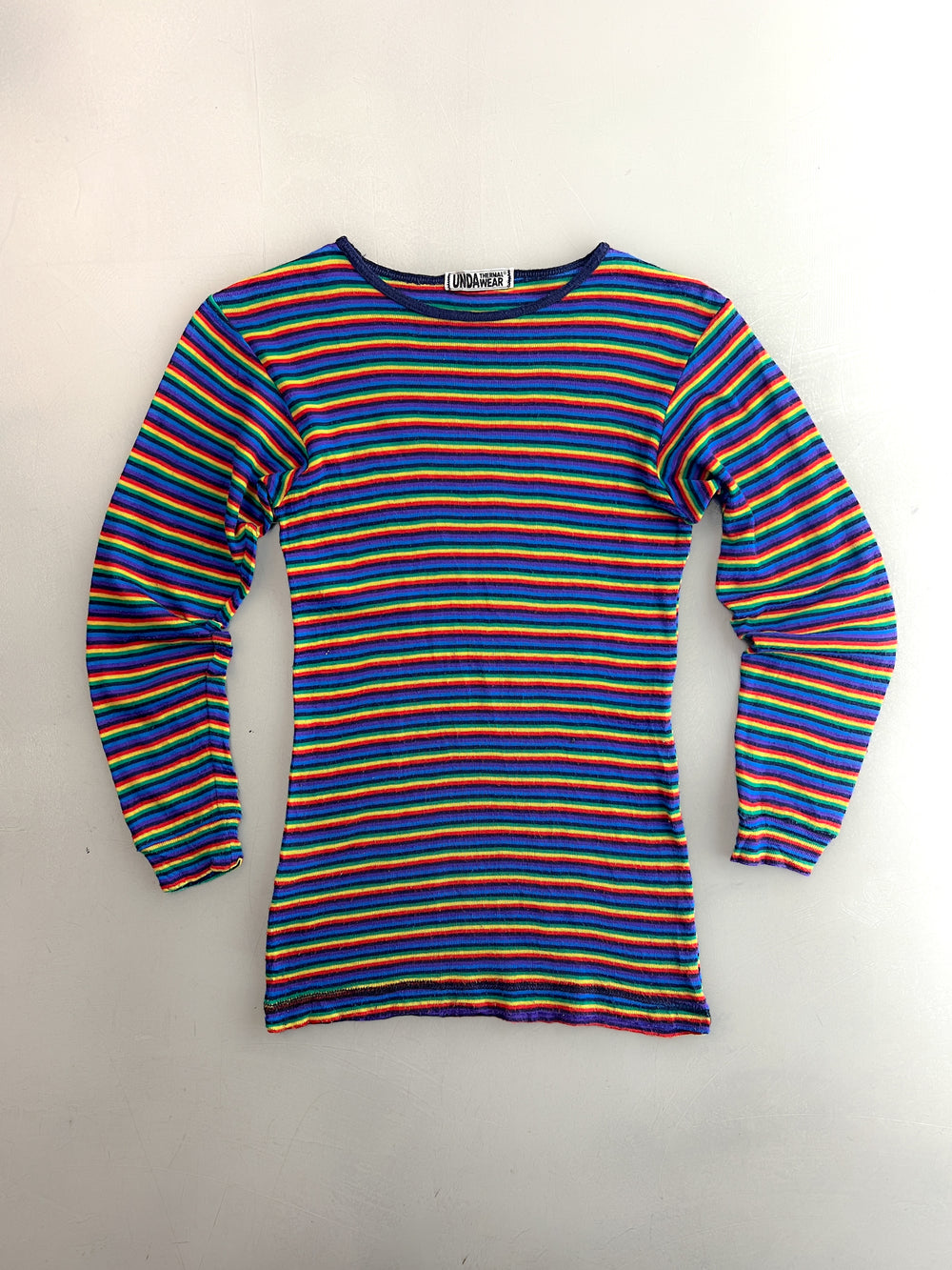 1990's Unda Wear Striped Thermal [XS]