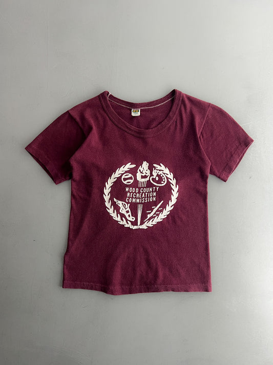 1970's Wood County Baby Tee [XXS]