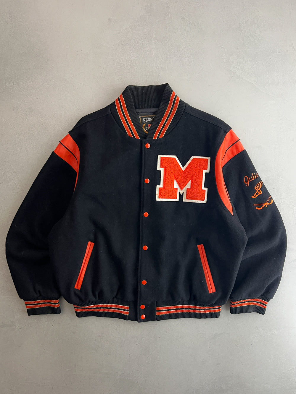 1990's Rennoc Varsirty Jacket [XL]