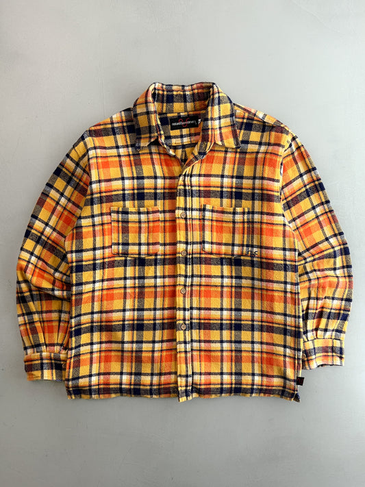 1990's Natural Born Carvers Flannel [L]