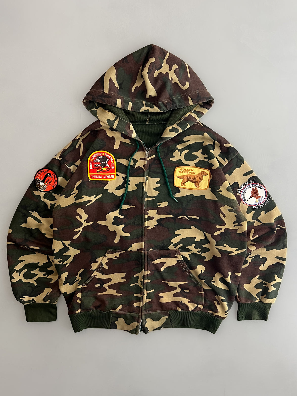 Thermal Lined Montgomery Ward Camo Hoodie [L]