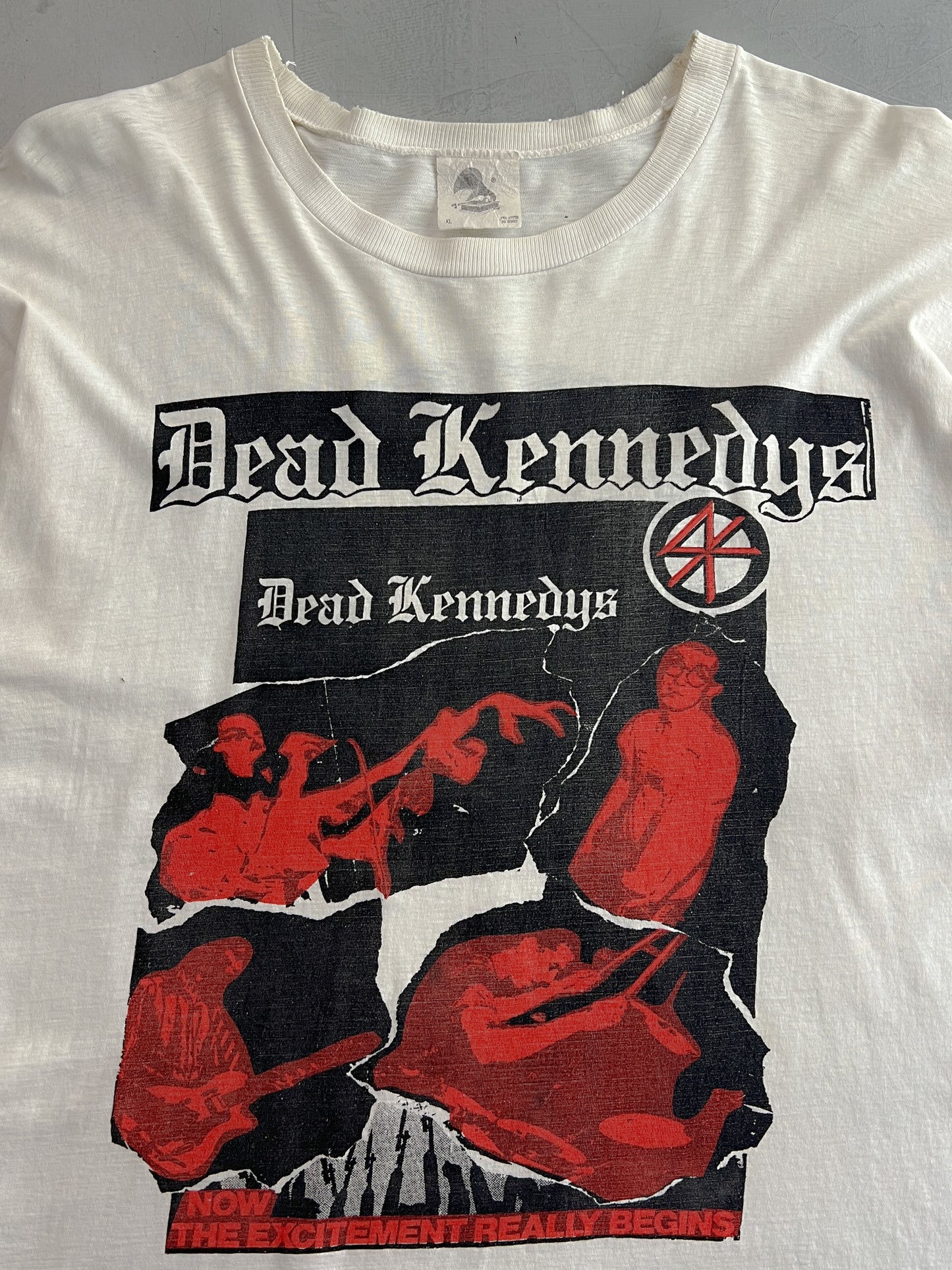 80's Dead Kennedys "Now The Excitement Really Begins" Tee [L/XL]