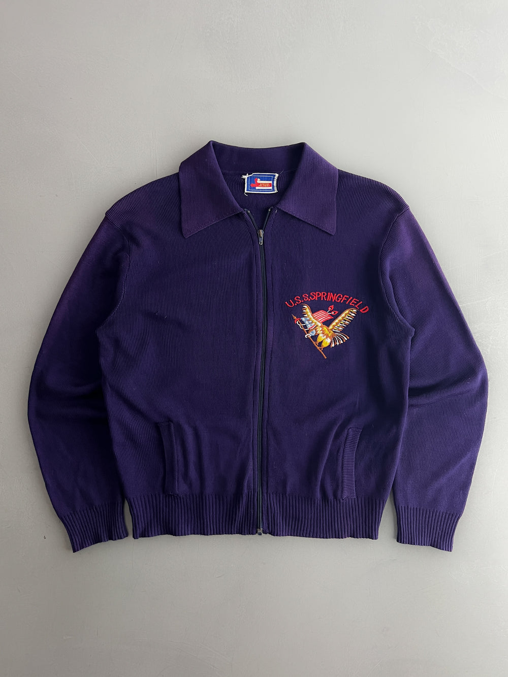 U.S.S Springfield Zip Up Sweater [L]