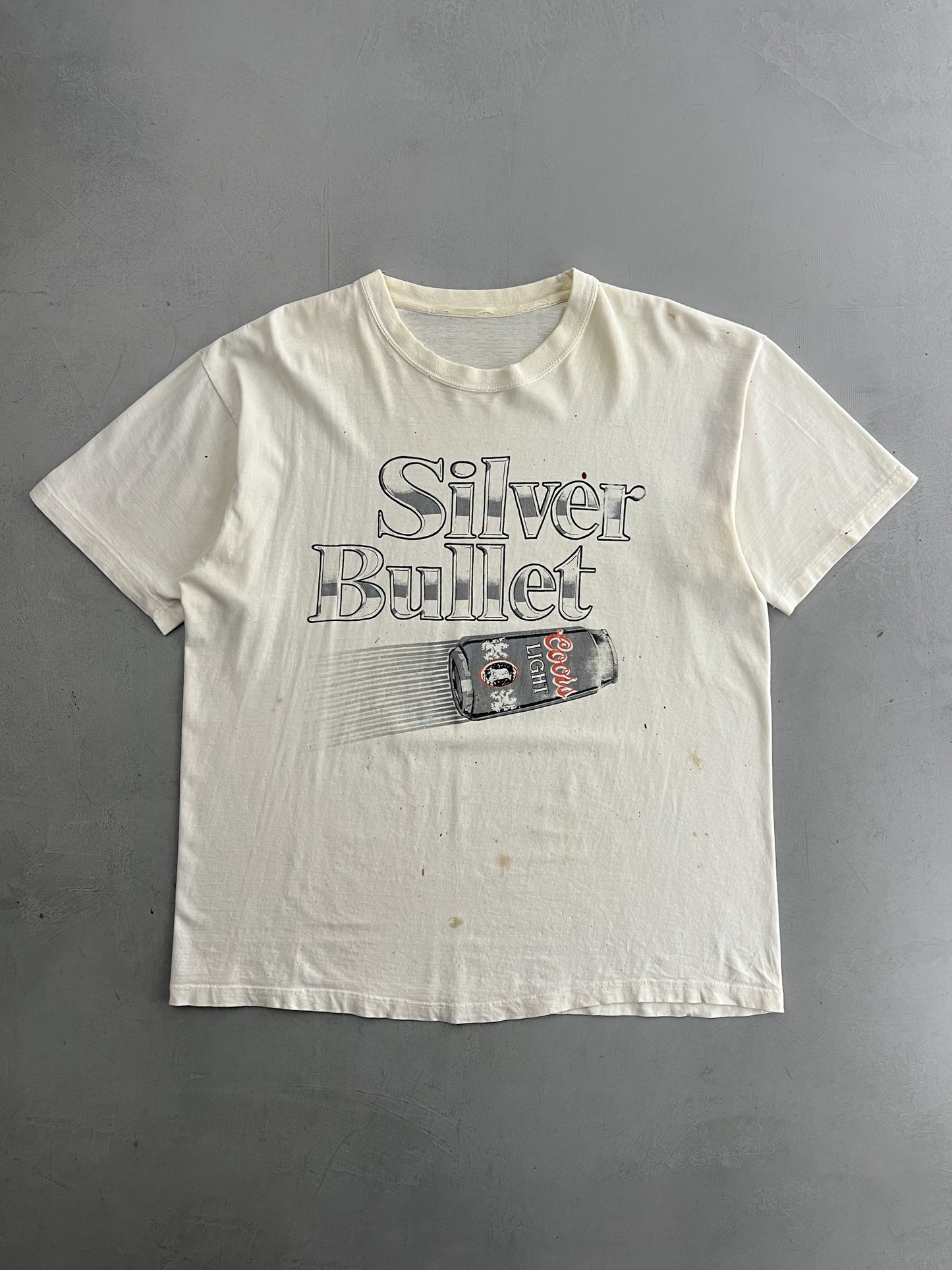Thrashed Coors Light Silver Bullet Tee [M/L]