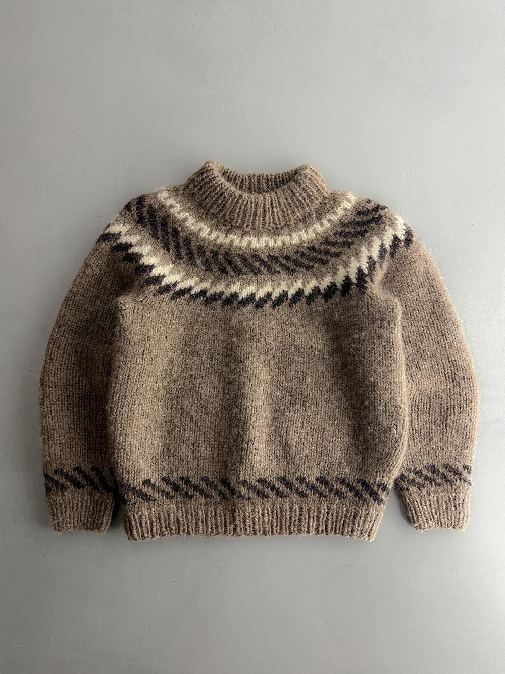 1970's Scandinavian Lopi Wool Knit [S]