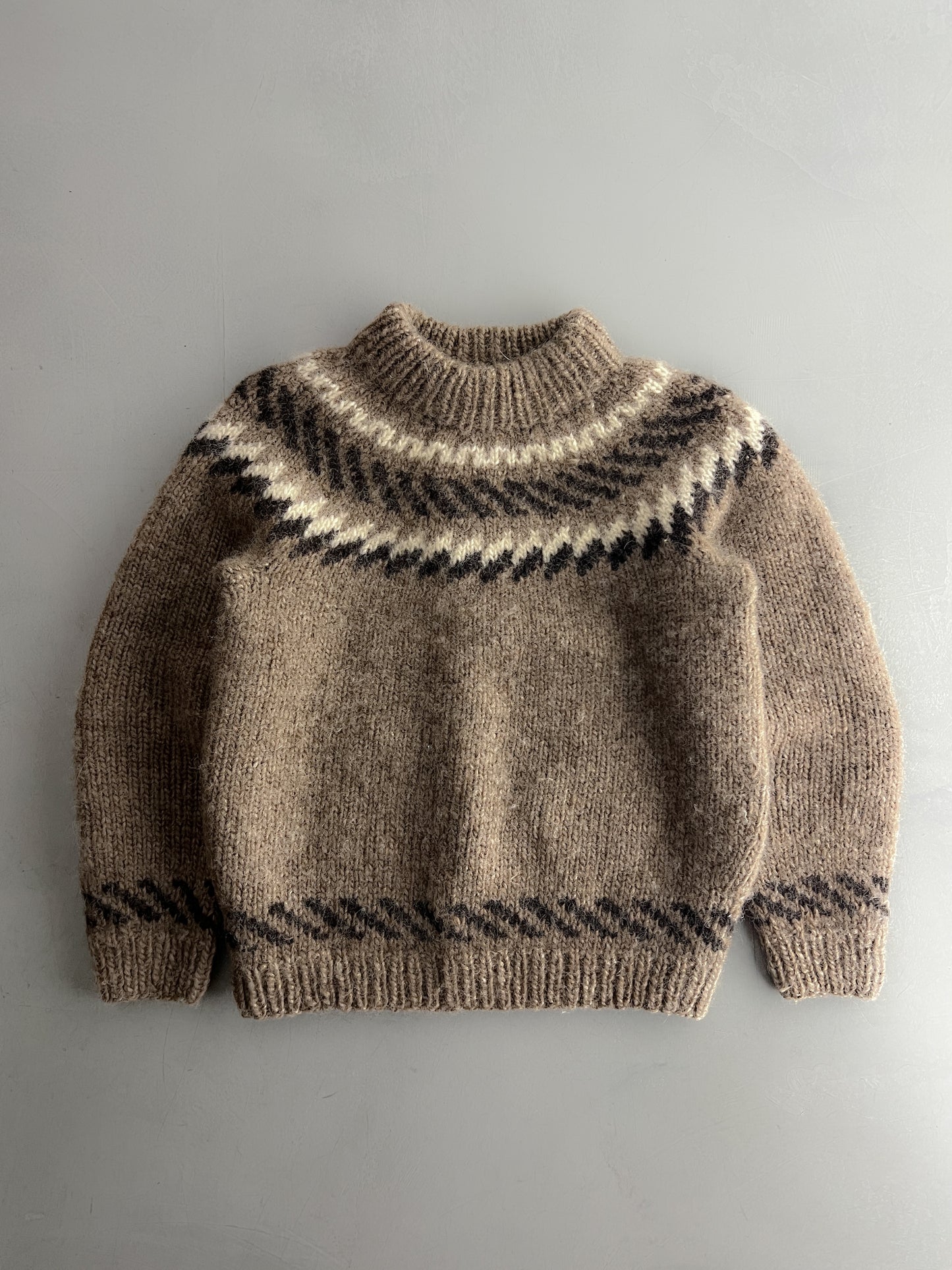 1970's Scandinavian Lopi Wool Knit [S]