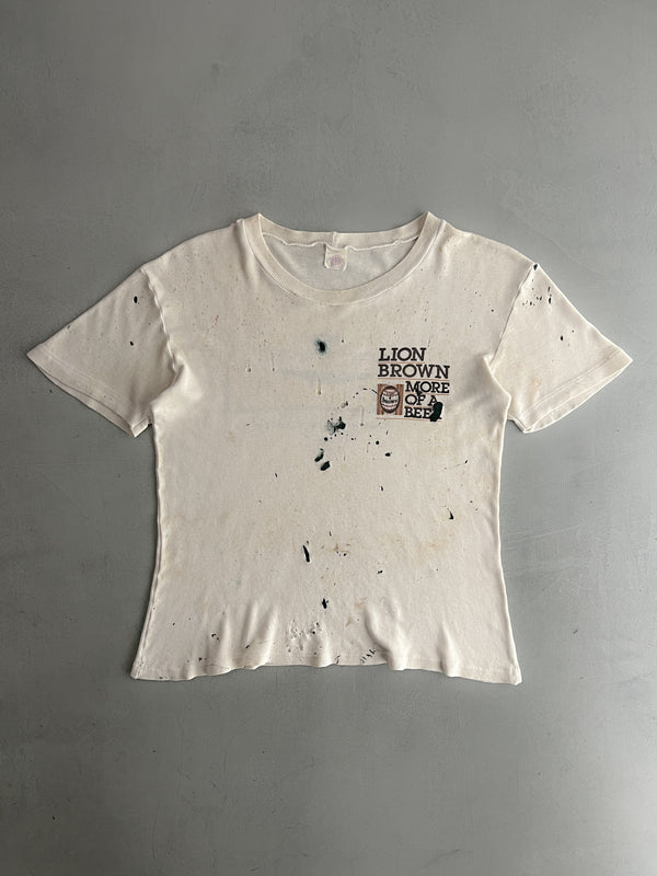Thrashed Lion Brown Beer Tee [M]