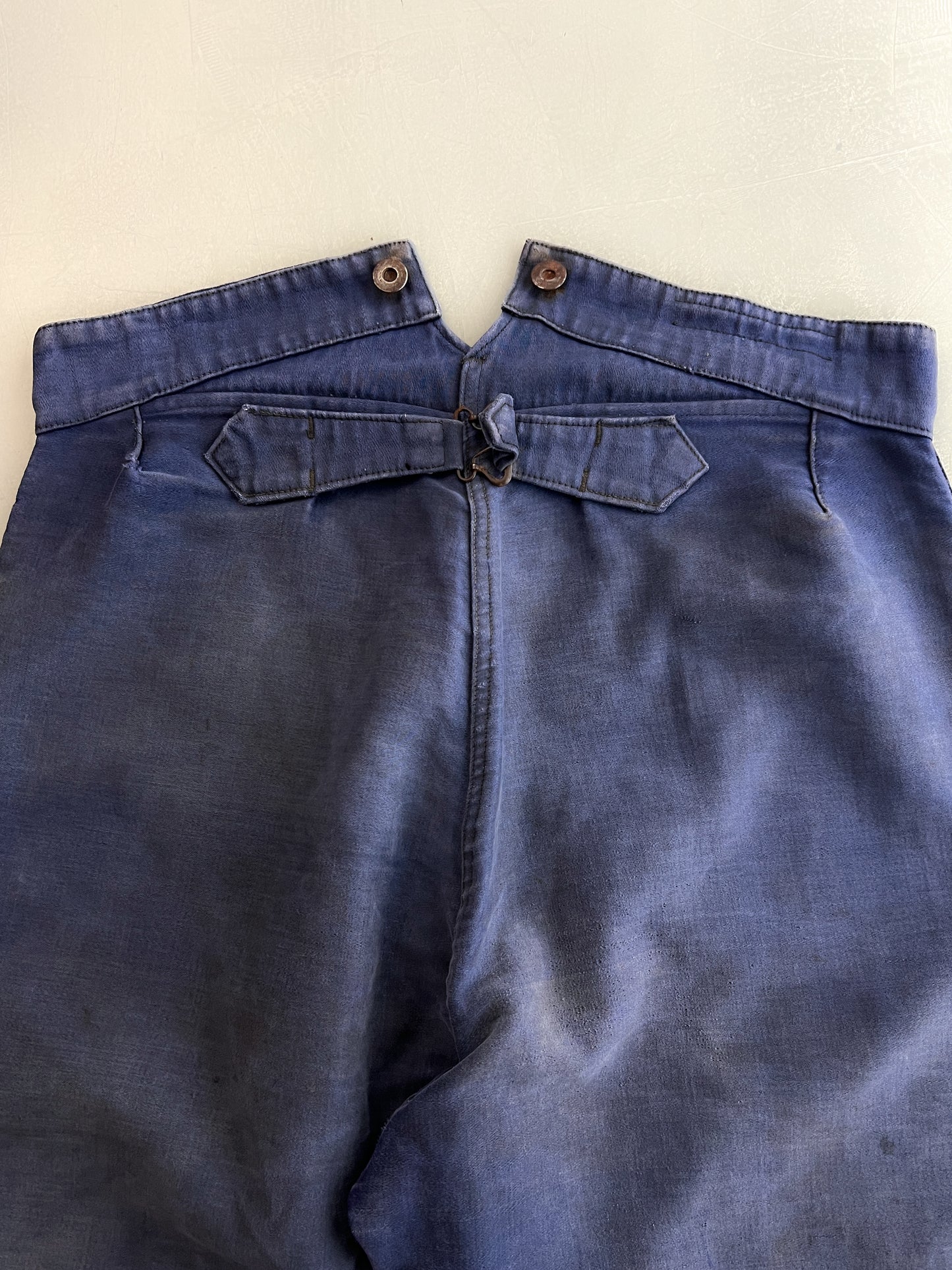1940's Le Salvetal French Moleskin Buckle Back Work Pants [31"]