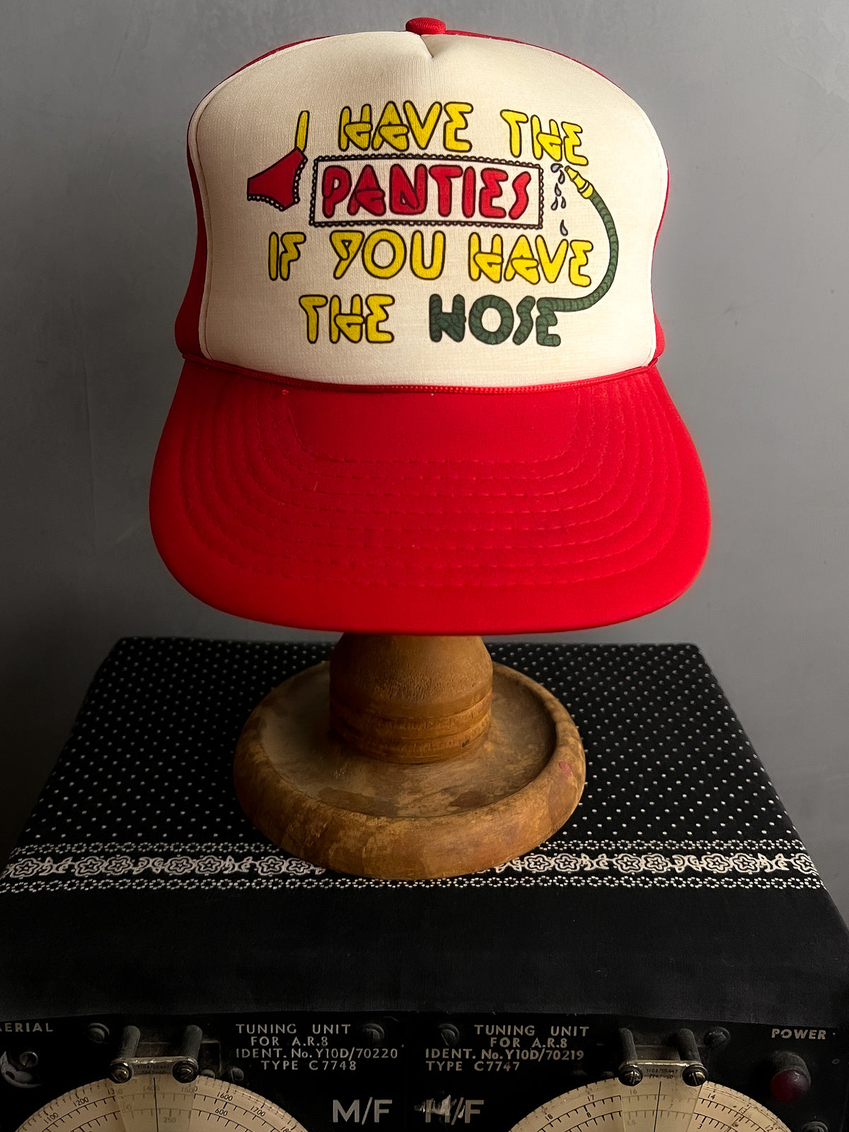 "I Have The Panties If You Have The Hose" Slogan Trucker Cap