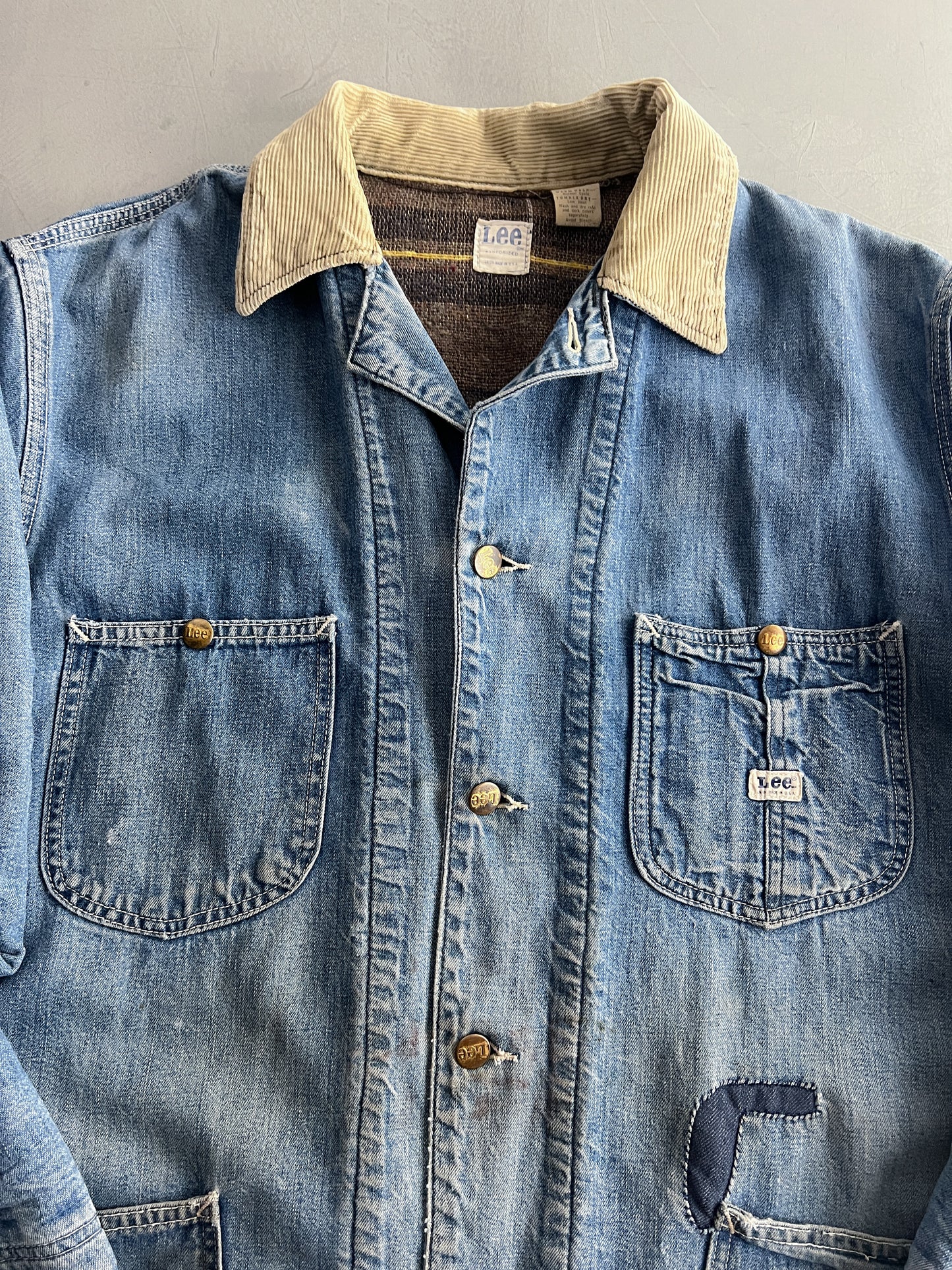 60's/70's Lee Denim Chore Jacket [L]