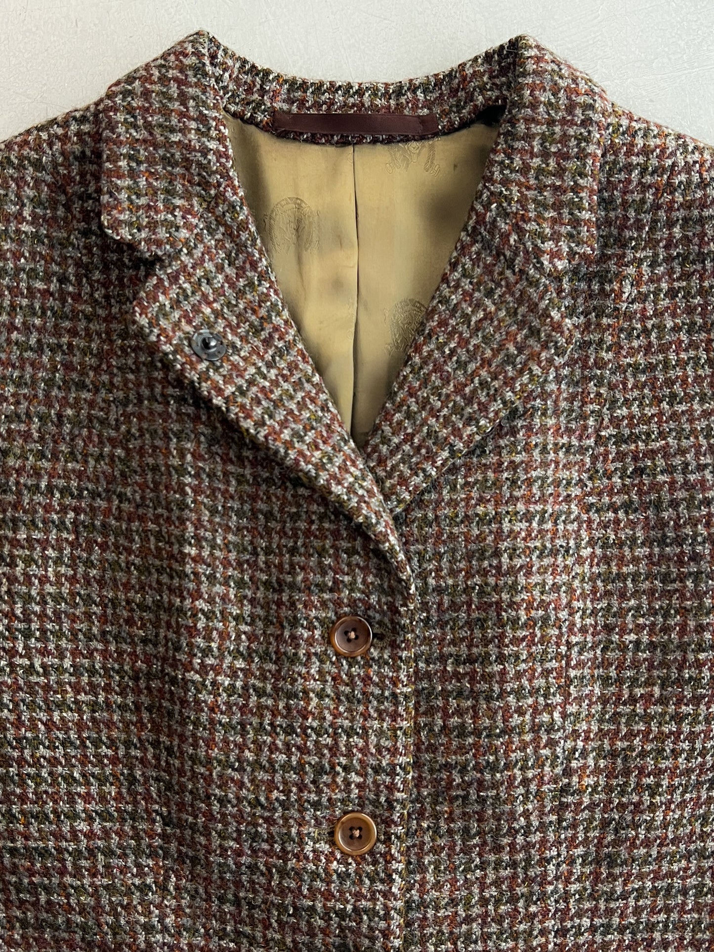 Harris Tweed Wool Blazer [Women's M]