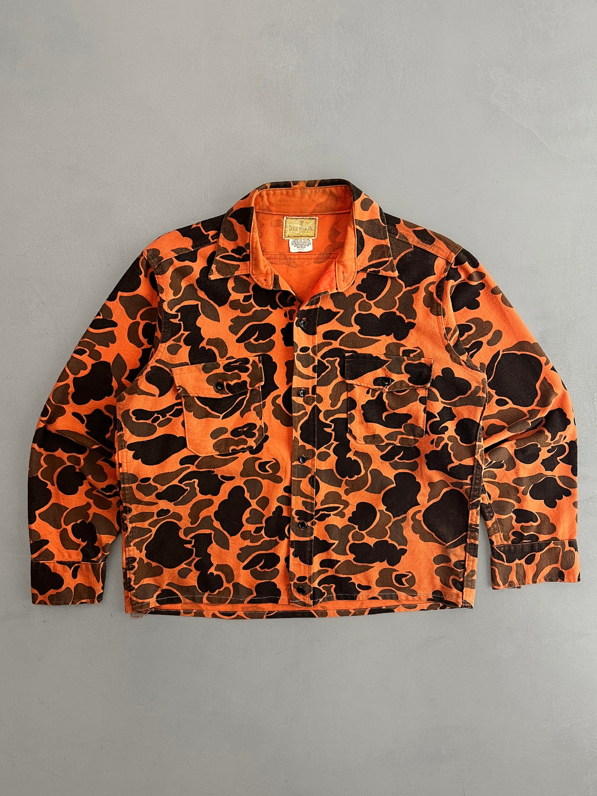 6363 Deerskin Survival Orange Camo Flannel [L]