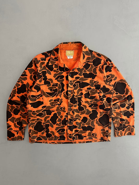 6363 Deerskin Survival Orange Camo Flannel [L]