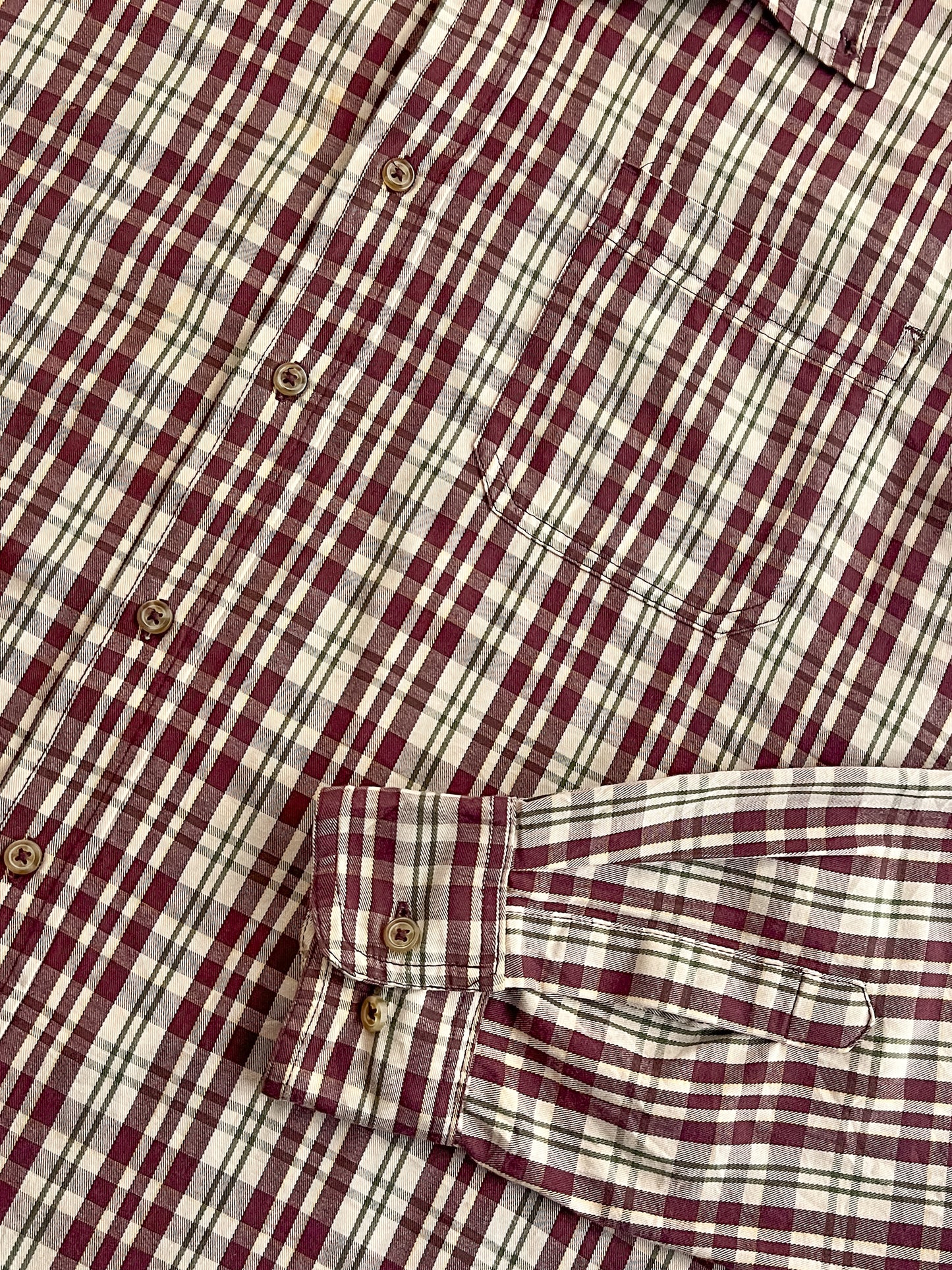 Lee Plaid Cotton Shirt [XL]