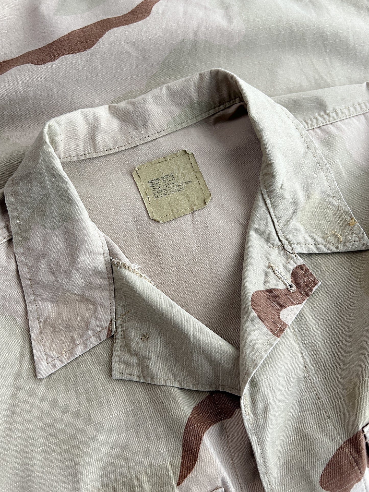 1980's Rip Stop Desert Camo Field Jacket [M/L]