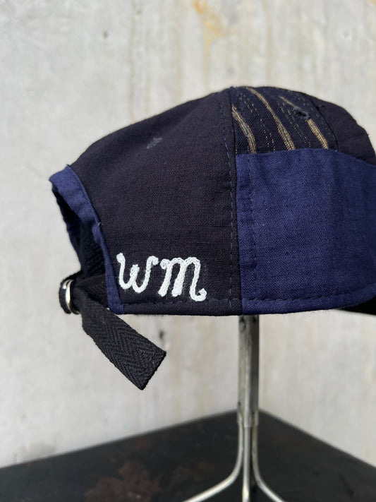 Early 20th c. Japanese Fabric 1930's Baseball Cap By Troy O'Shea Handmade [Adjustable]