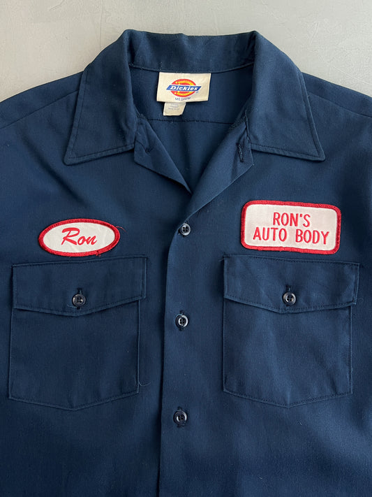 Rons Auto Body Dickies Cotton Work Shirt [L]