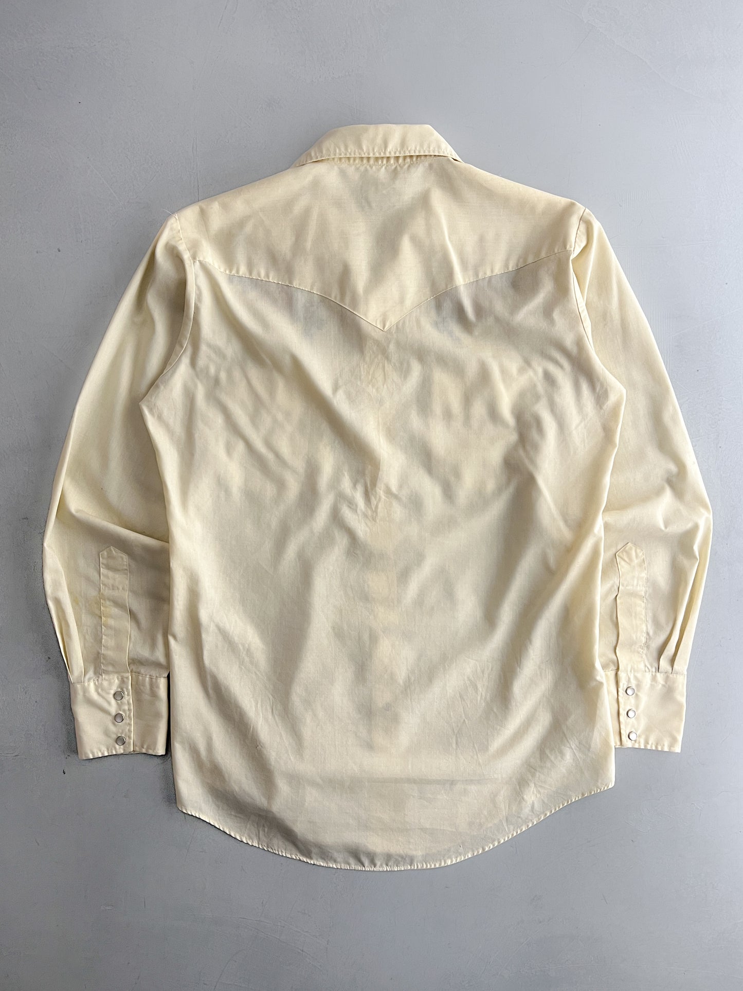 Embroidered Western Pearl Snap Shirt [M]