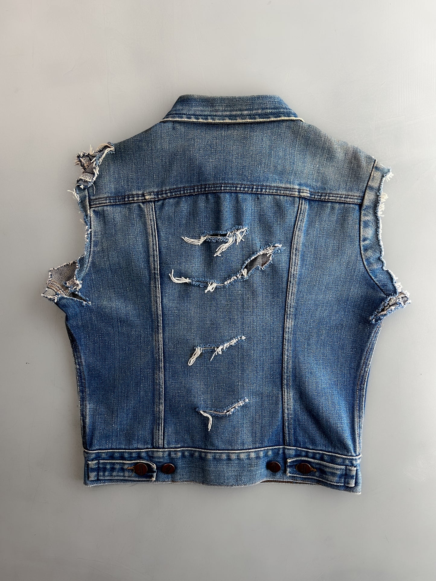 1970's Wrangler Cut Off Denim Vest [XS]
