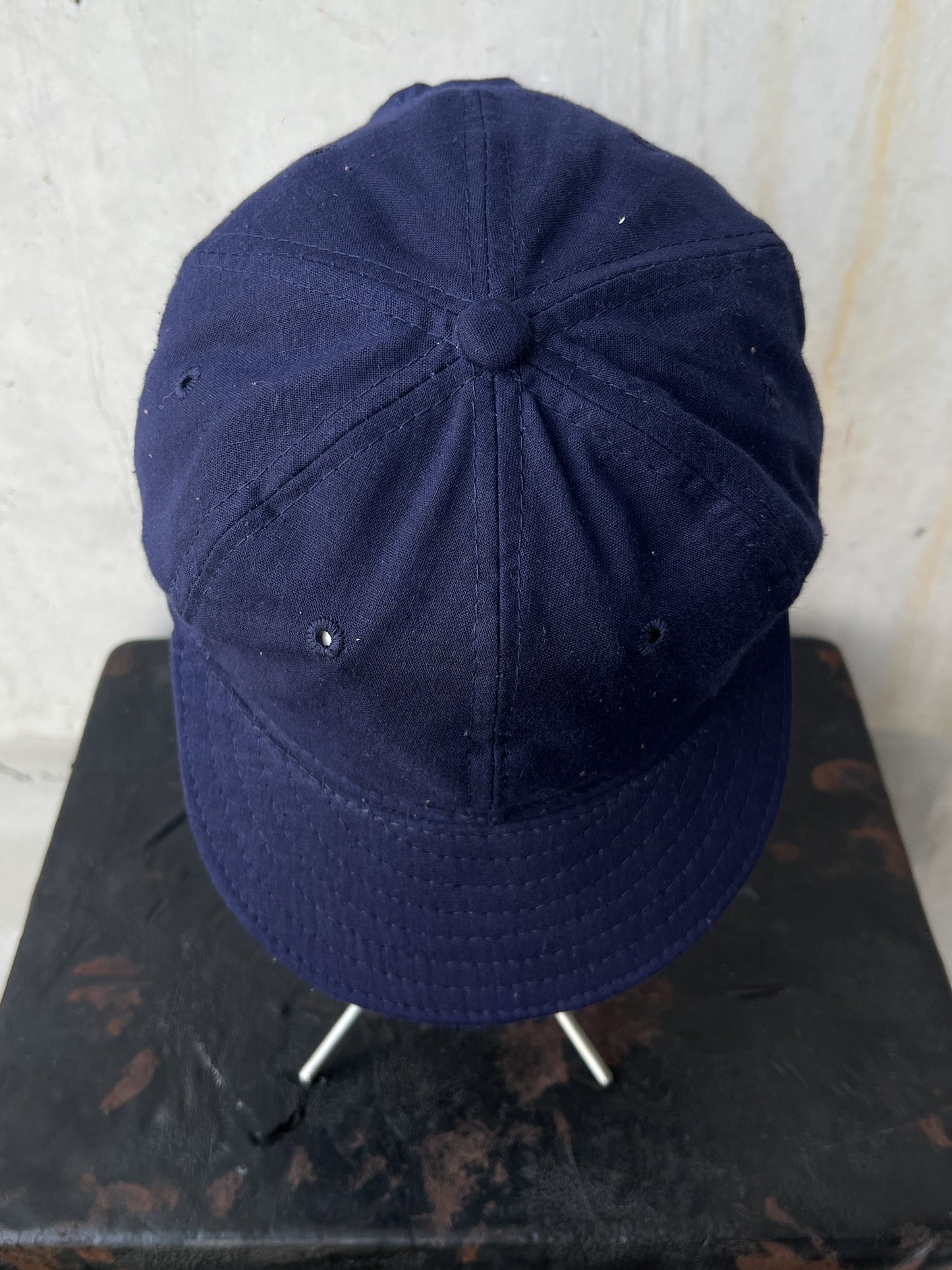 Early 20th c. Japanese Fabric 1930's Baseball Cap By Troy O'Shea Handmade [Adjustable]