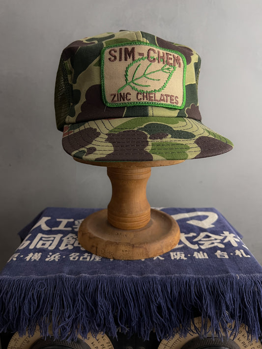 Simn Chem Camo Trucker Cap