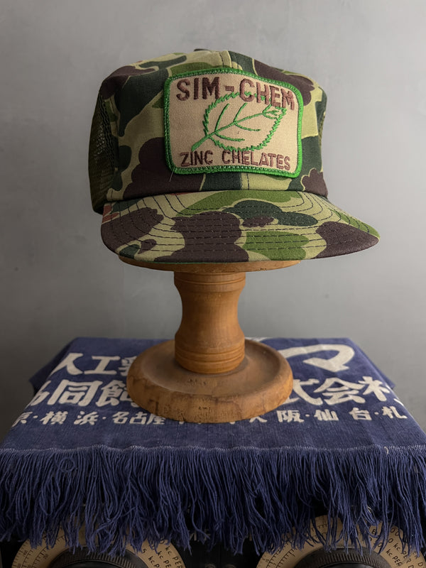 Simn Chem Camo Trucker Cap