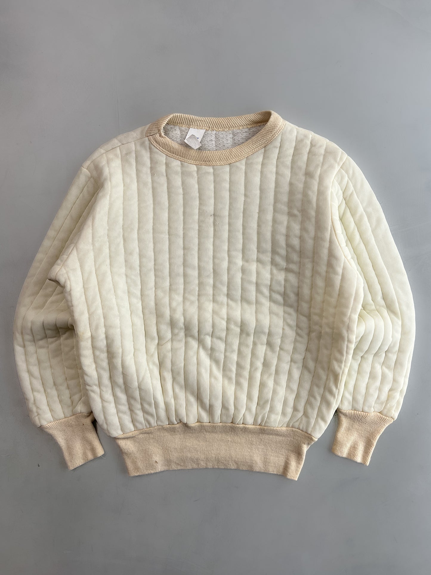 Thermal Lined Quilted Sweatshirt [L]
