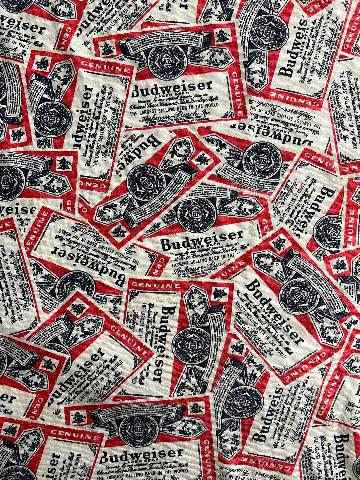 1970's Budwiser All Over Print Ringer [M]