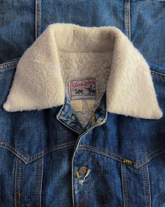 1970's Lee Storm Rider Denim Ranch Coat [M]