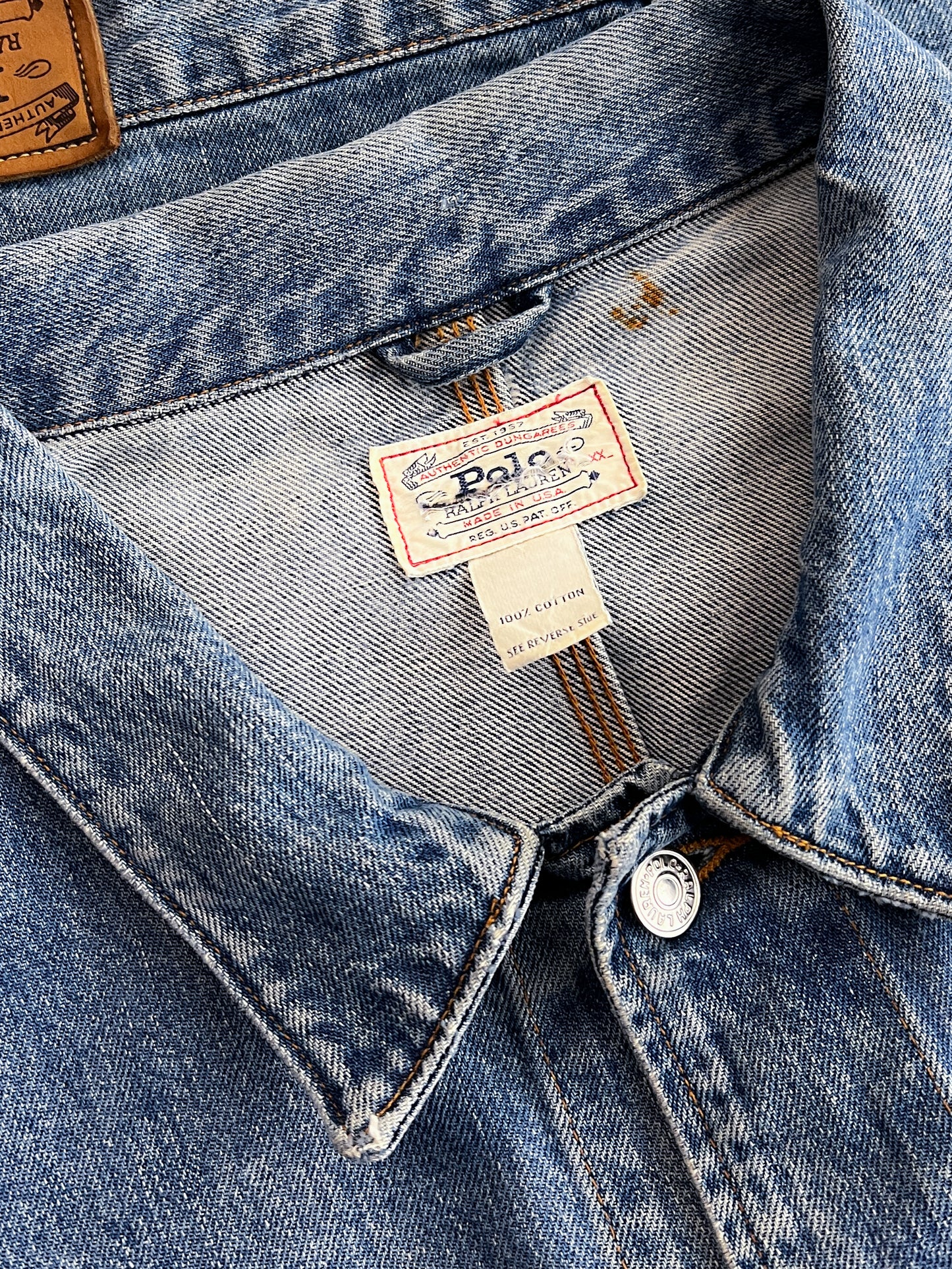 1990’s Polo R.L Denim Work Jacket [XL]