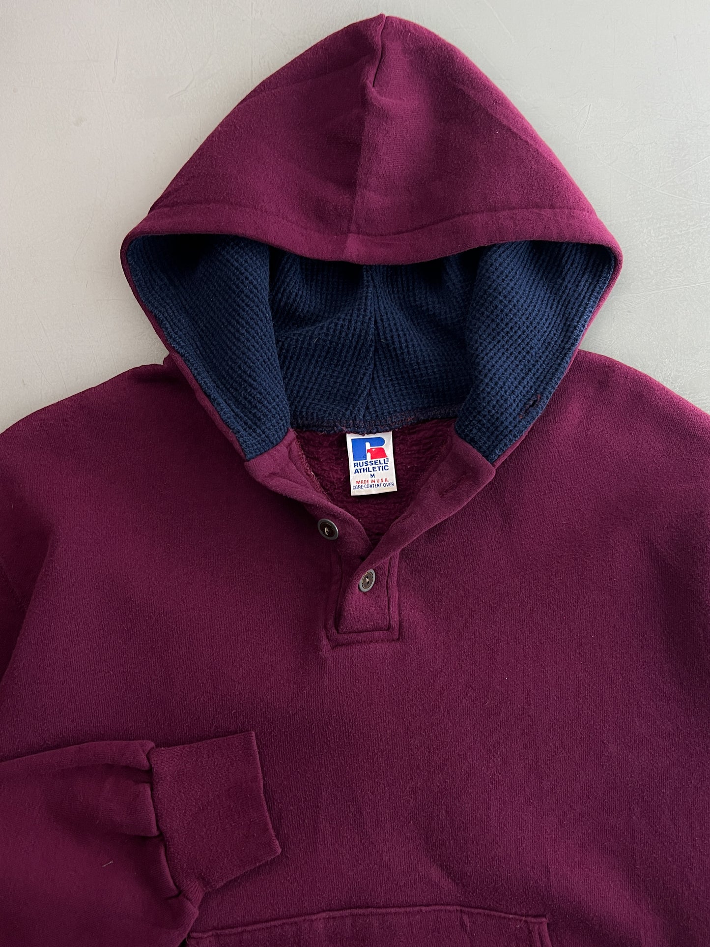 Made in USA Russell Athletic Hooded Pullover [M]