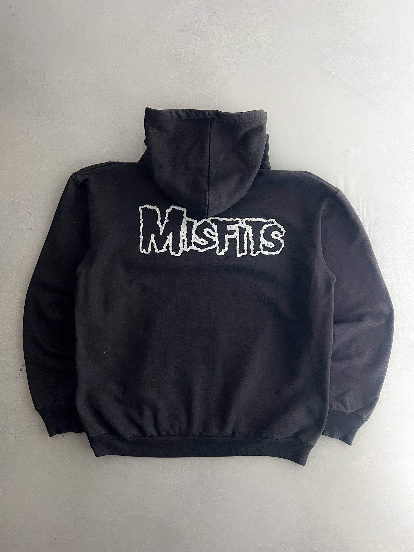 1990's Sun faded Misfits Hoodie [L]
