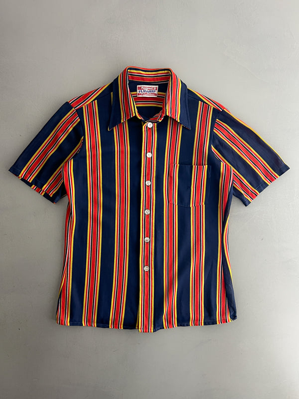 1970's Candy Stripe Shirt [M]