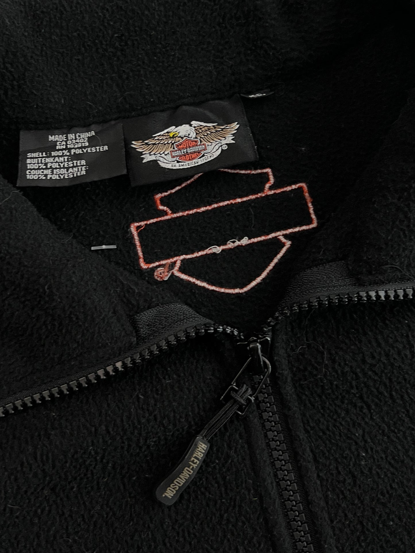 Harley Davidson Zip Up Fleece [L]
