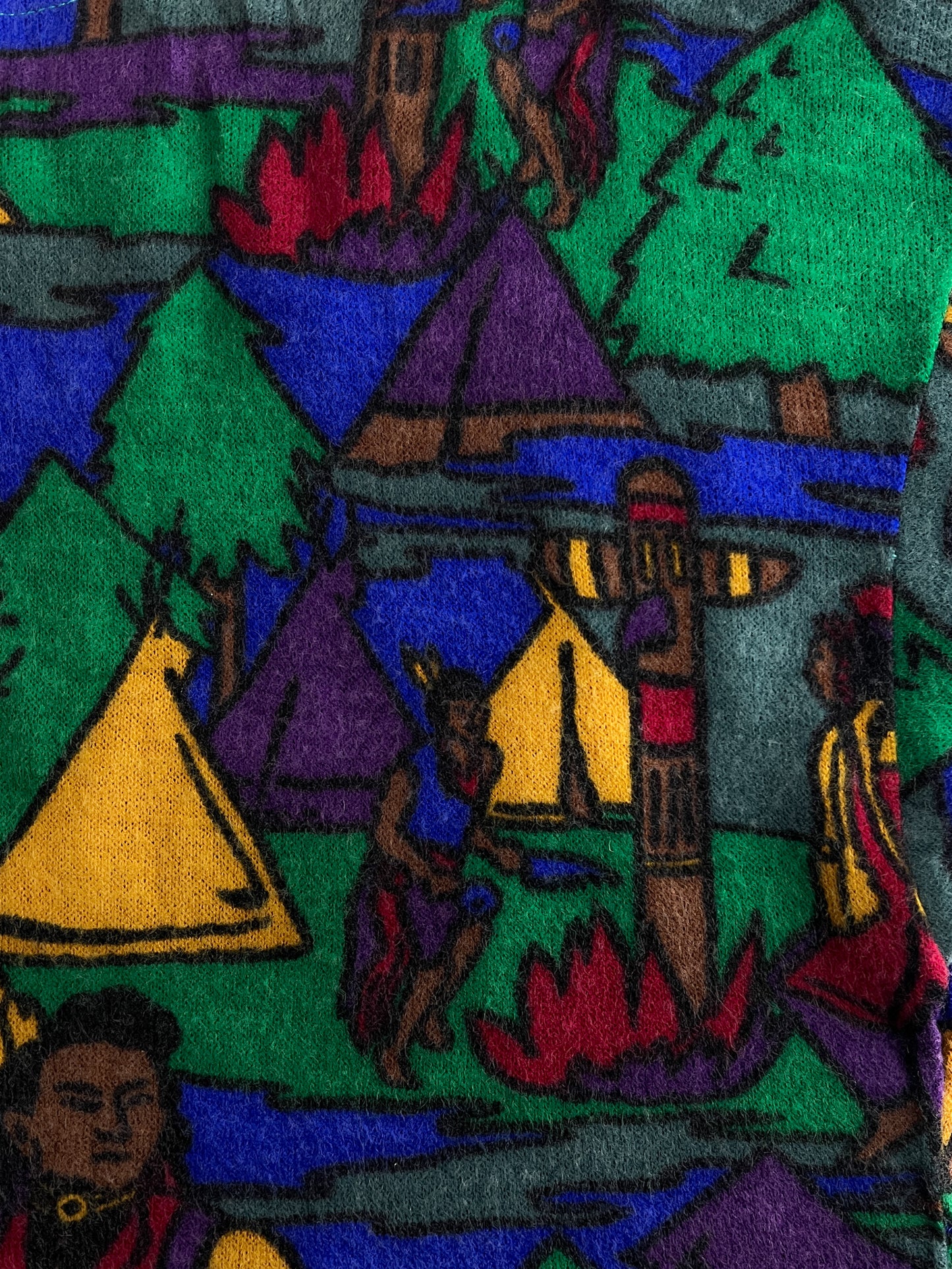Native American Print Sweater [Women's M]