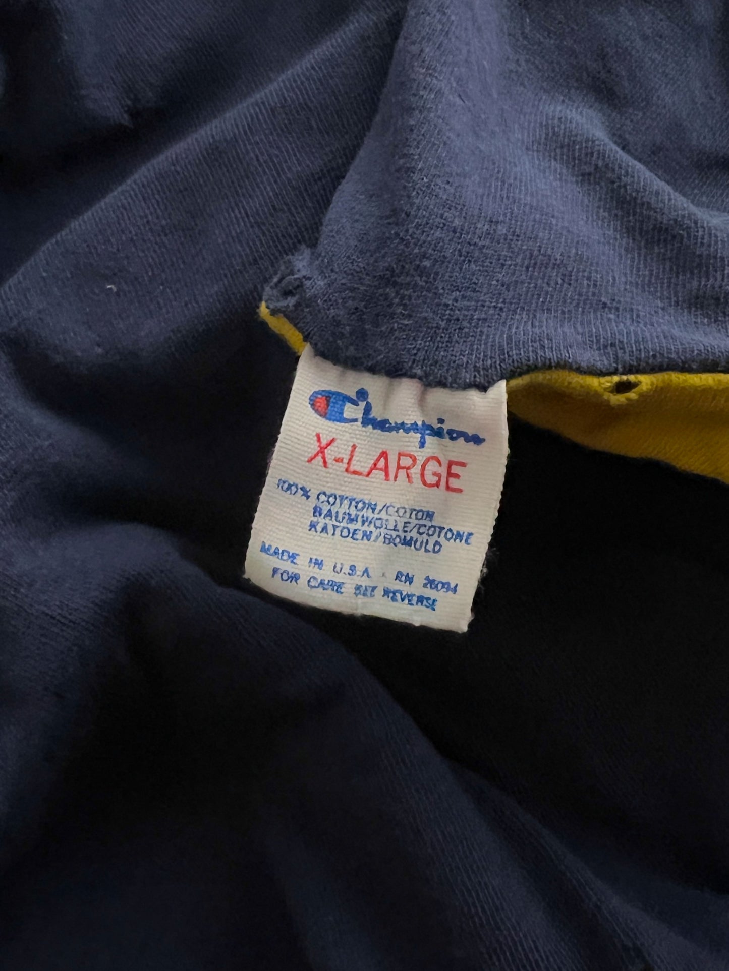 1980s US Navy 2-Ply Champion Tee [L]