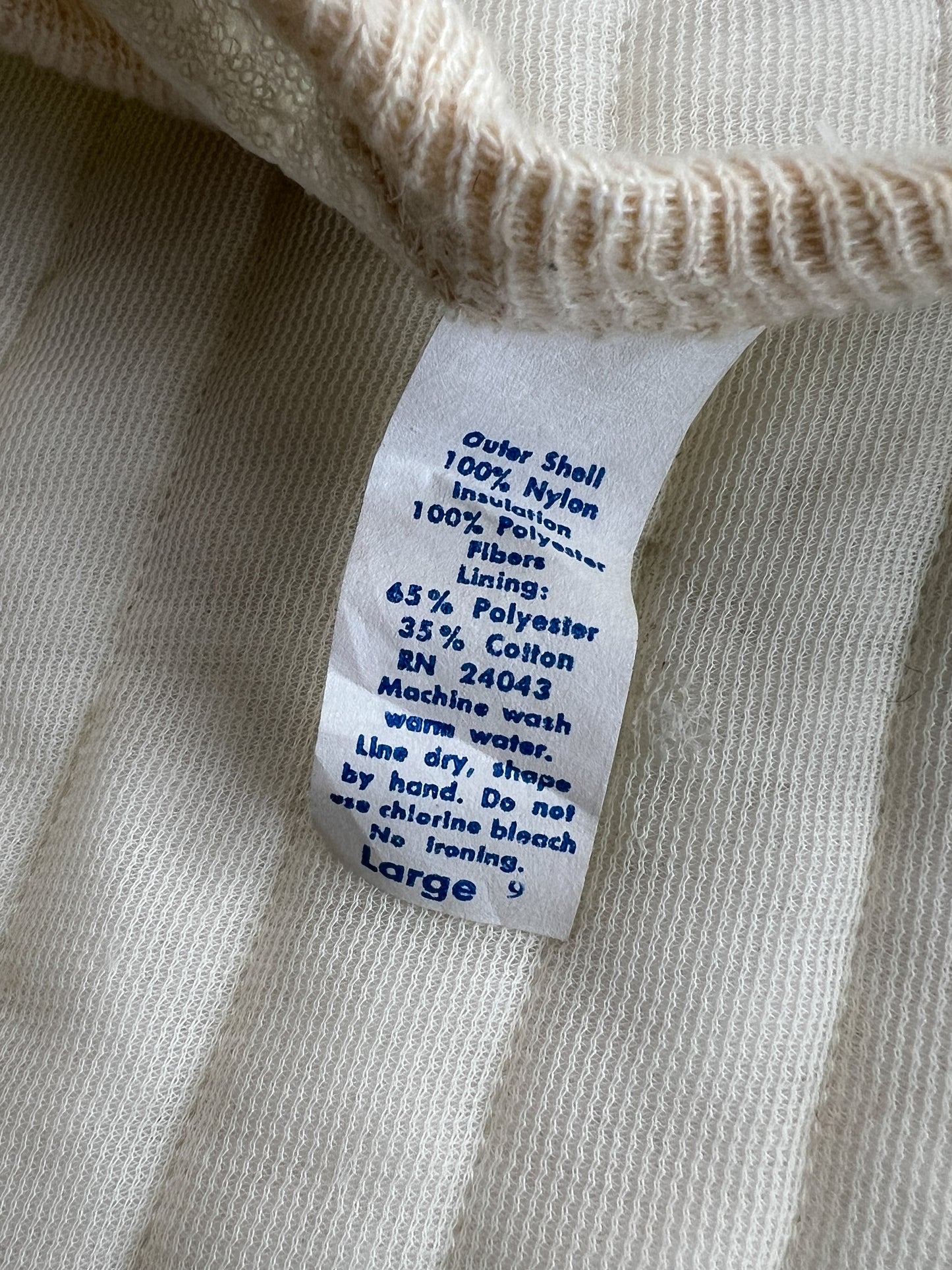 Thermal Lined Quilted Sweatshirt [L]