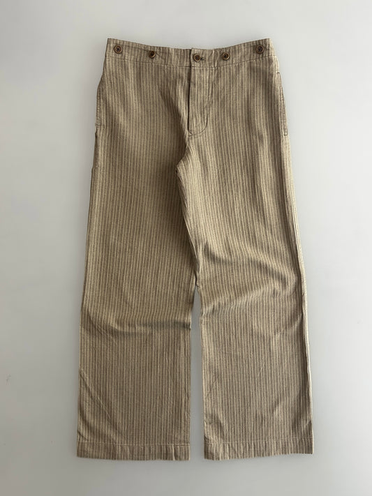 Margaret Howell Buckleback Stripe Pants [28']