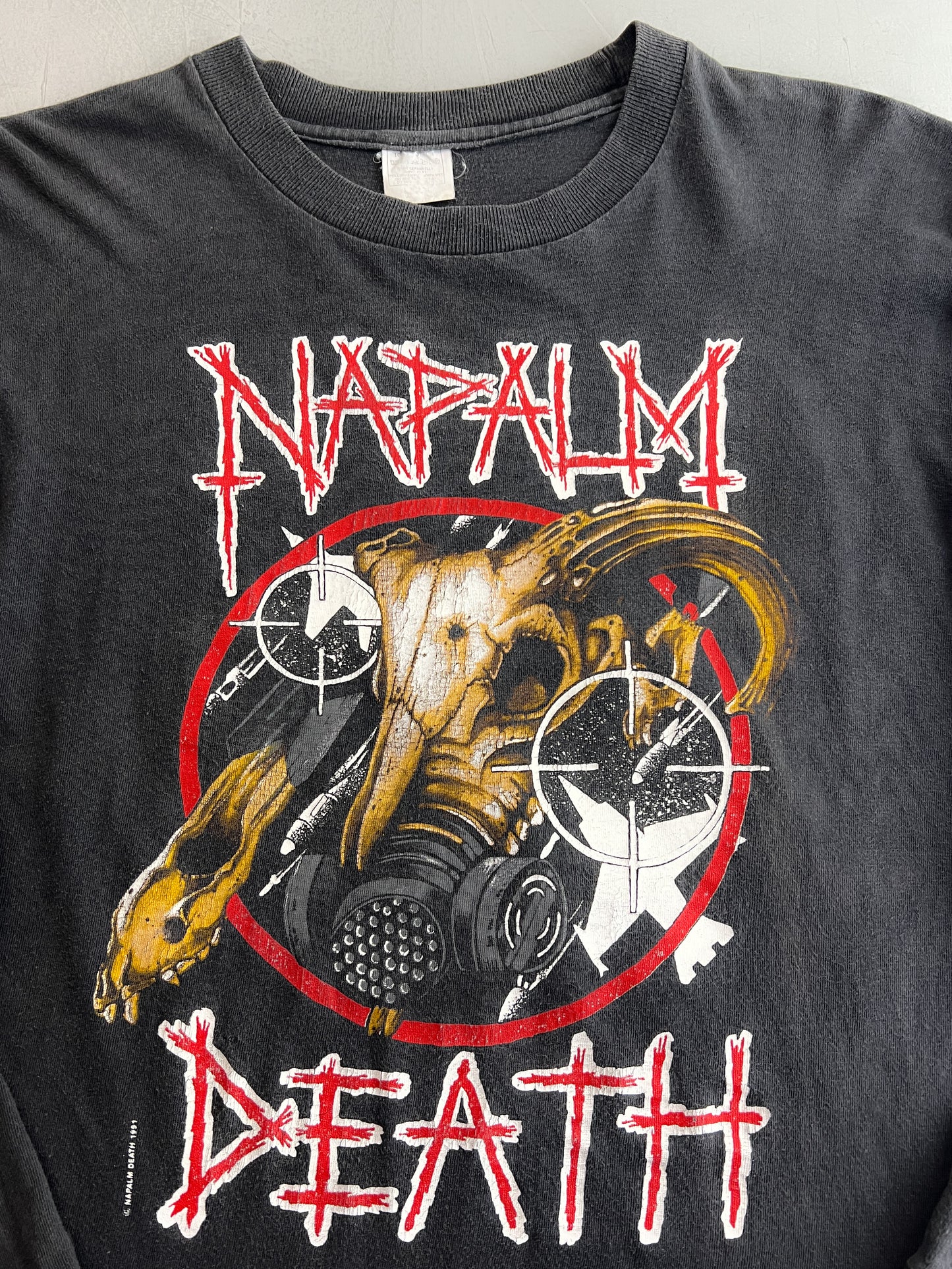 '91 Napalm Death Long Sleeve Tee [L]