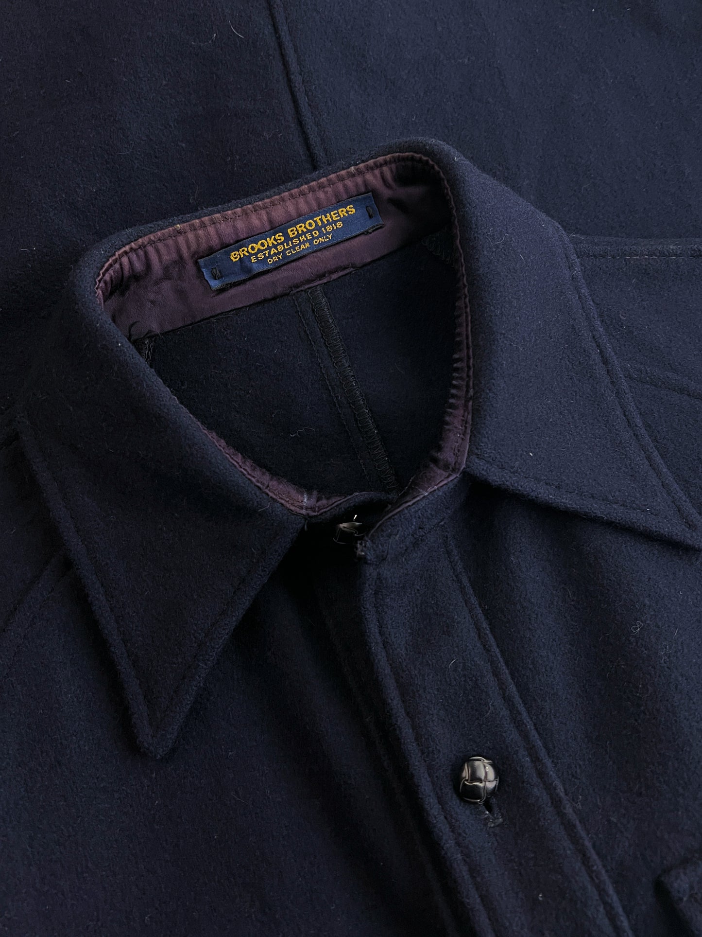 1970's Brooks Brothers Wool CPO Shirt [L]