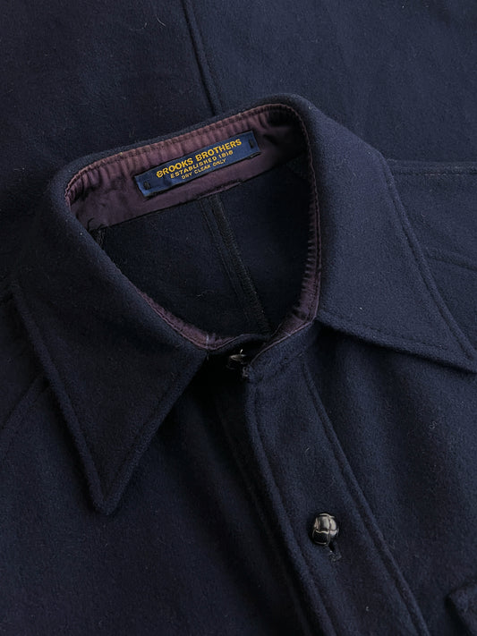 1970's Brooks Brothers Wool CPO Shirt [L]