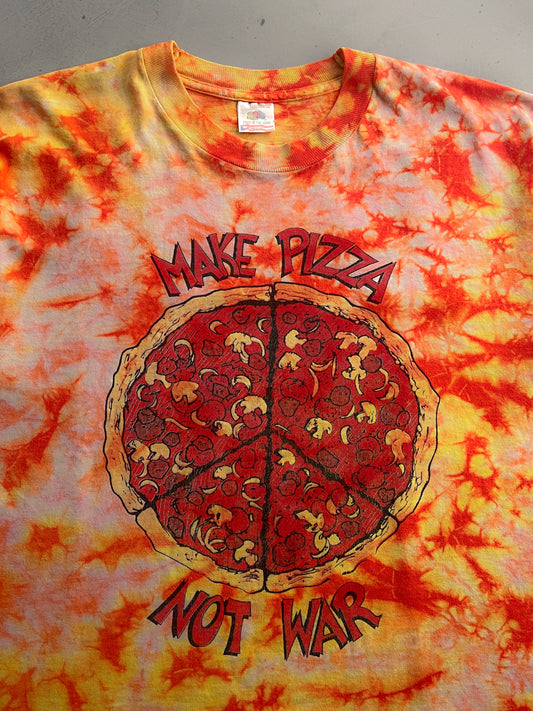 1990’s Make Pizza Not War Tee [L]